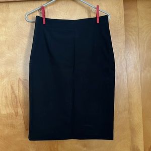 Black Banana Republic suit skirt, dress skirt, pencil skirt, size 4